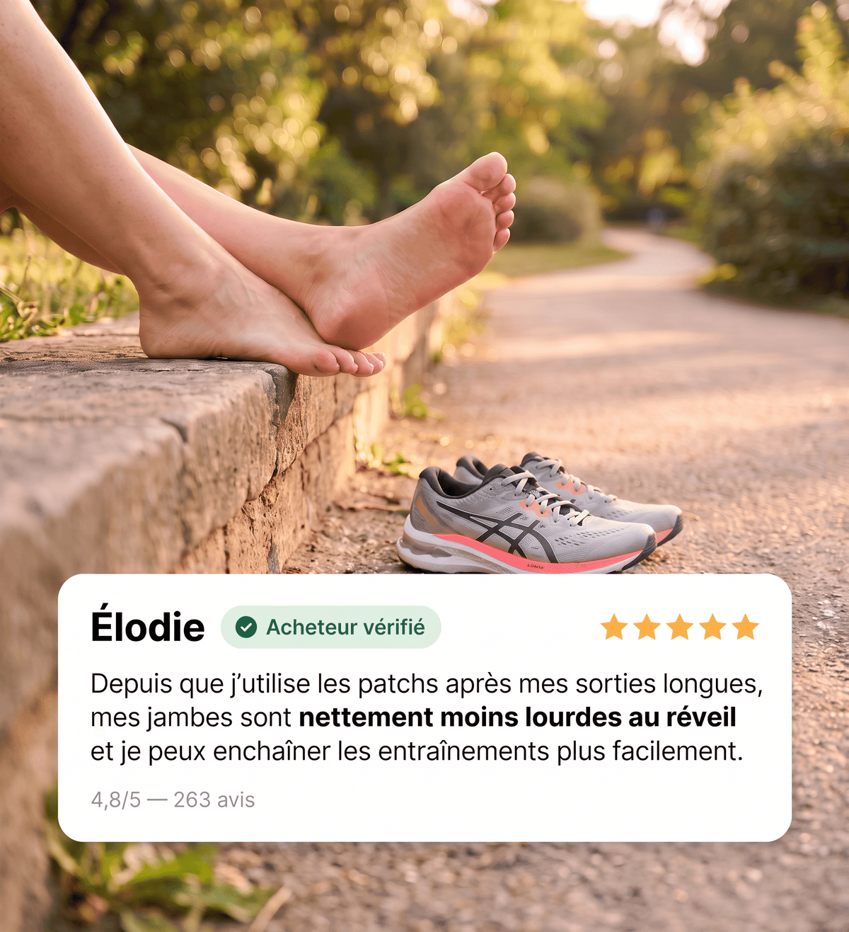Patch Nutrifeet™ Récup'Run